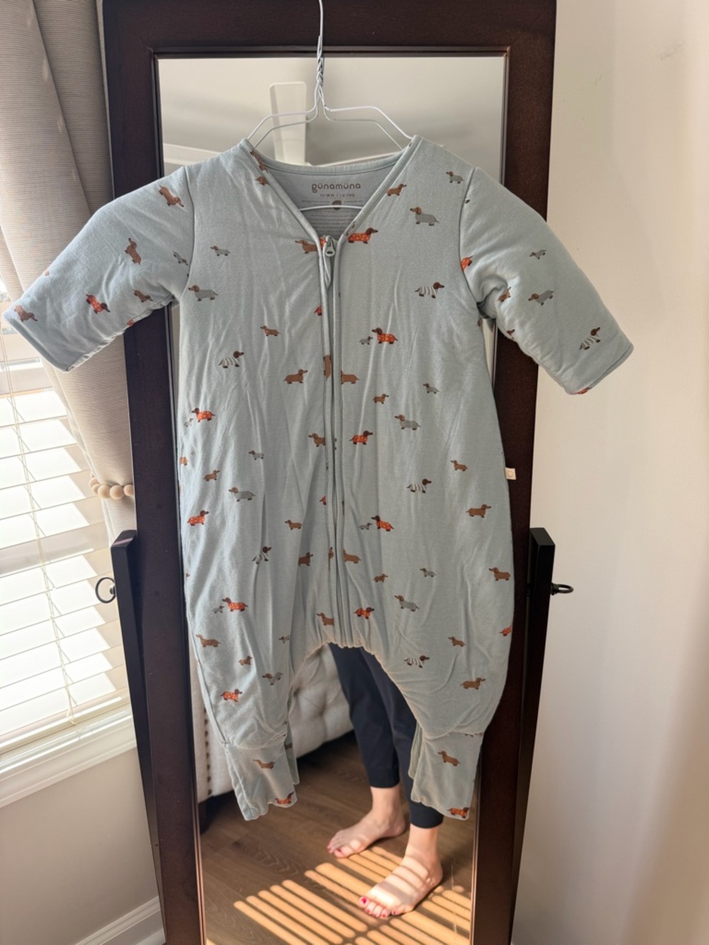 Gunamuna long sleeve footie sleep sack 12-18 months